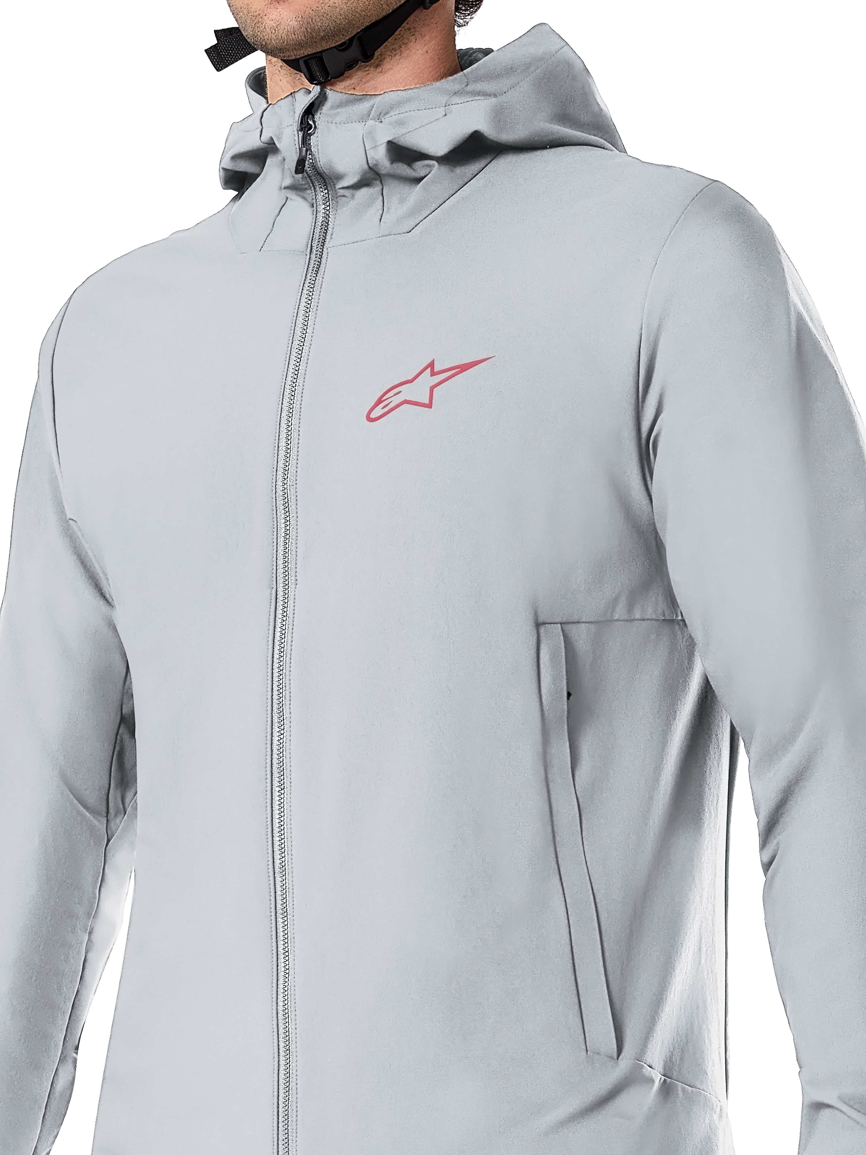 Veste thermique Alpinestars A-Dura, veste de cyclisme, gris titane, dotée d'une capuche doublée de polaire et de poches zippées, isolation légère PrimaLoft pour le VTT et le tout-terrain par temps froid