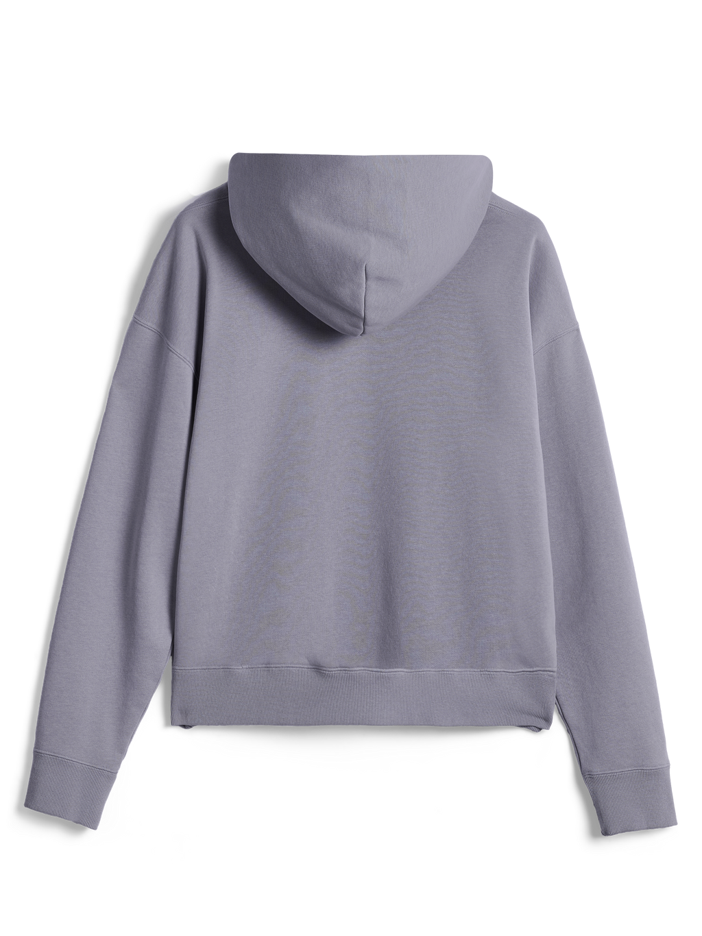 Sweat à capuche Alpinestars Essentials Ageless, streetwear décontracté, Silver, vue de dos d'un pull à manches longues, doté de poignets et d'un ourlet côtelés, design épuré et minimaliste avec finition de lavage à la pierre