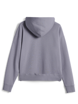 Sweat à capuche Alpinestars Essentials Ageless, streetwear décontracté, Silver, vue de dos d'un pull à manches longues, doté de poignets et d'un ourlet côtelés, design épuré et minimaliste avec finition de lavage à la pierre