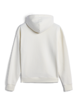 Sweat à capuche Alpinestars Essentials Ageless, vue arrière d'un sweat à capuche décontracté blanc cassé, coupe décontractée avec poignets et ourlet côtelés, esthétique minimaliste épurée pour un confort quotidien