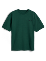 Alpinestars Essentials Ageless SS Tee, Short Sleeve T-Shirt, Pine Green, featuring a small Alpinestars logo on the chest, casual motorsport streetwear
