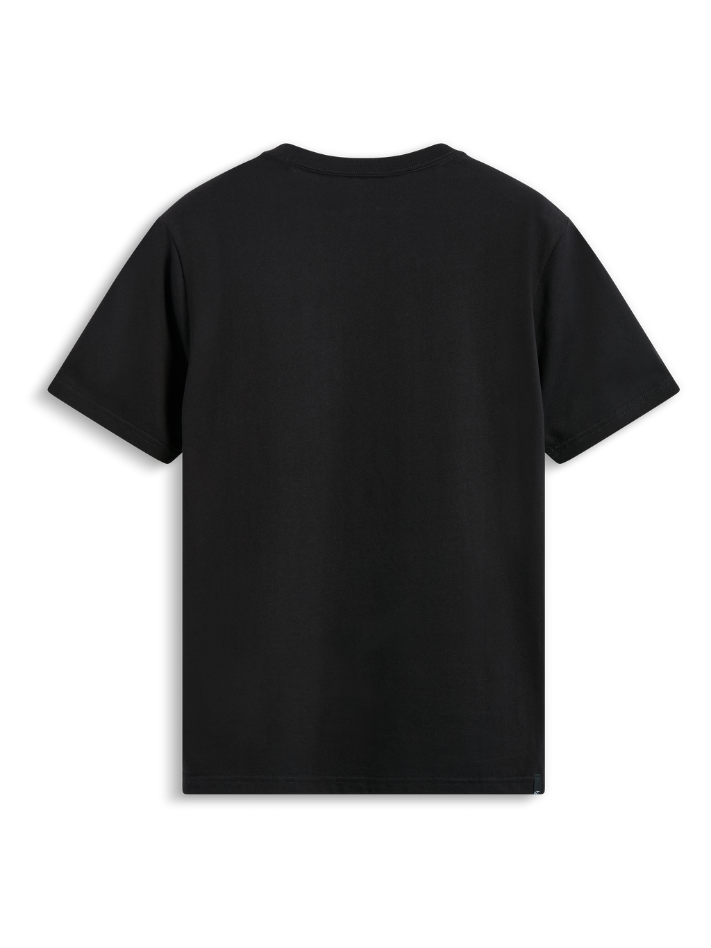 Alpinestars Shaded CSF Tee, Short Sleeve T-Shirt, Black, back view showing clean design with small external hem label, casual motorsport-inspired streetwear