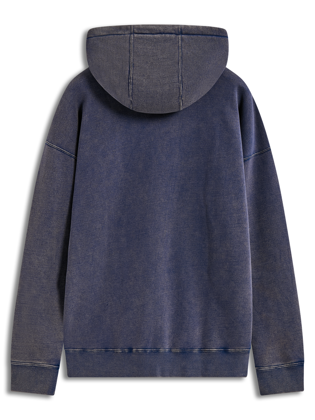 Alpinestars Infinite Washed Oversized Hoodie in Blue, casual sportswear featuring a snow-wash fleece finish and a relaxed fit.