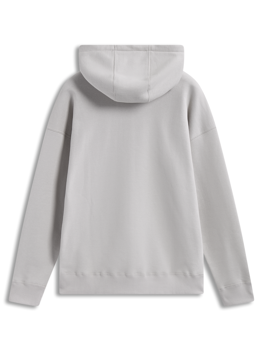 Alpinestars Prelude Oversized Hoodie, sweat à capuche en polaire sable, vue de dos avec capuche doublée et poignets côtelés.