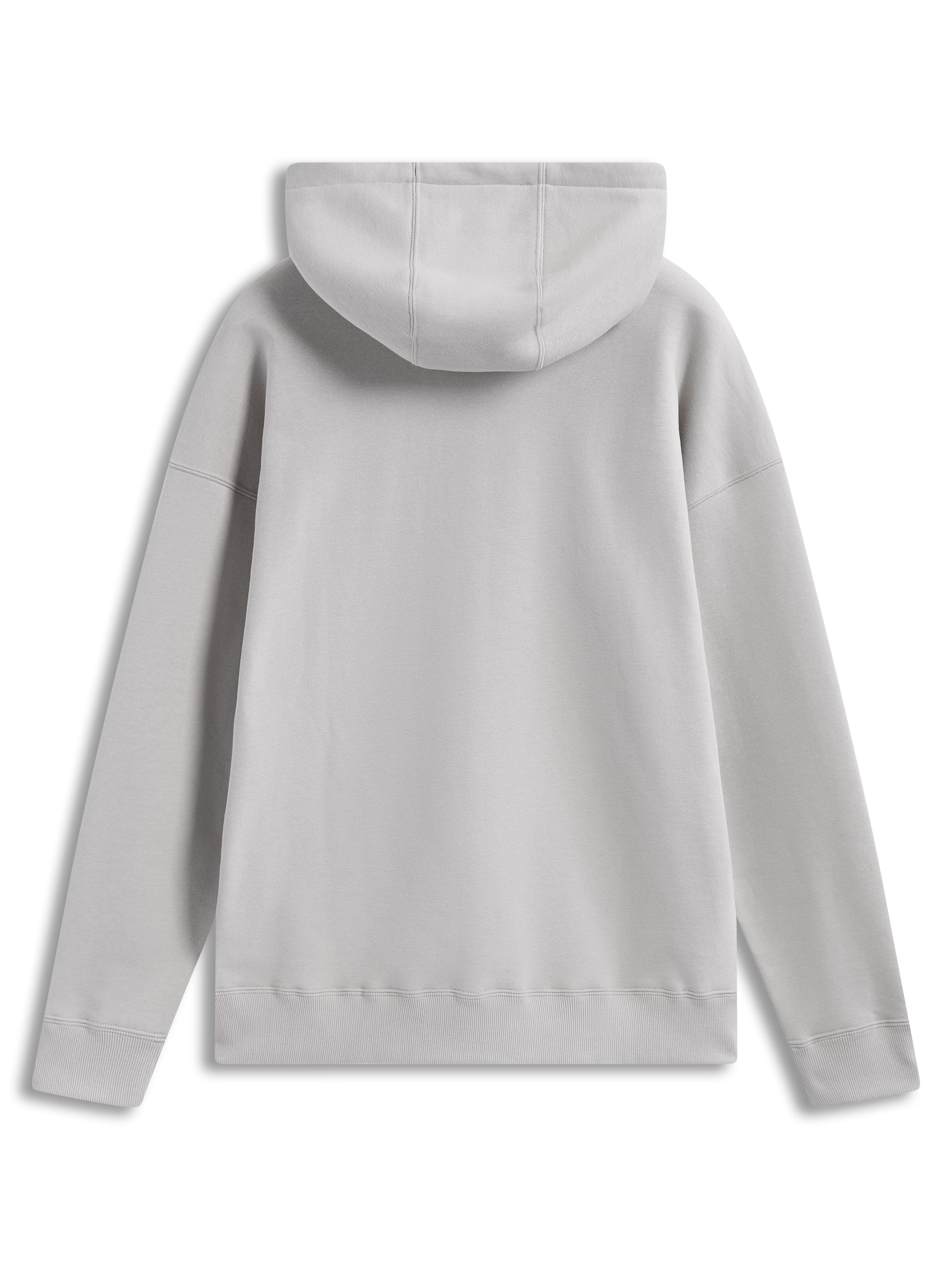 Alpinestars Prelude Oversized Hoodie, sweat à capuche en polaire sable, vue de dos avec capuche doublée et poignets côtelés.
