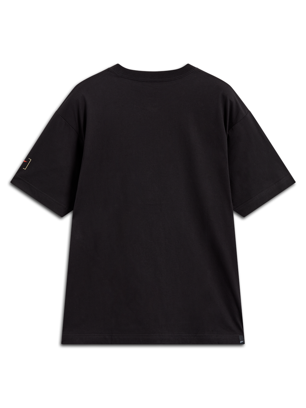 Alpinestars Infinity Oversized CSF Tee, t-shirt à manches courtes, noir, vue de dos, style sportswear avec détail du logo sur la manche