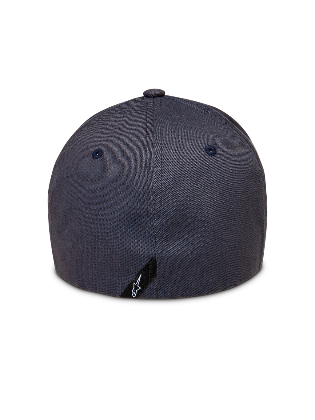 Alpinestars Maze, casquette à dos flexible, gris foncé, sergé, vue arrière avec détail du logo Astars