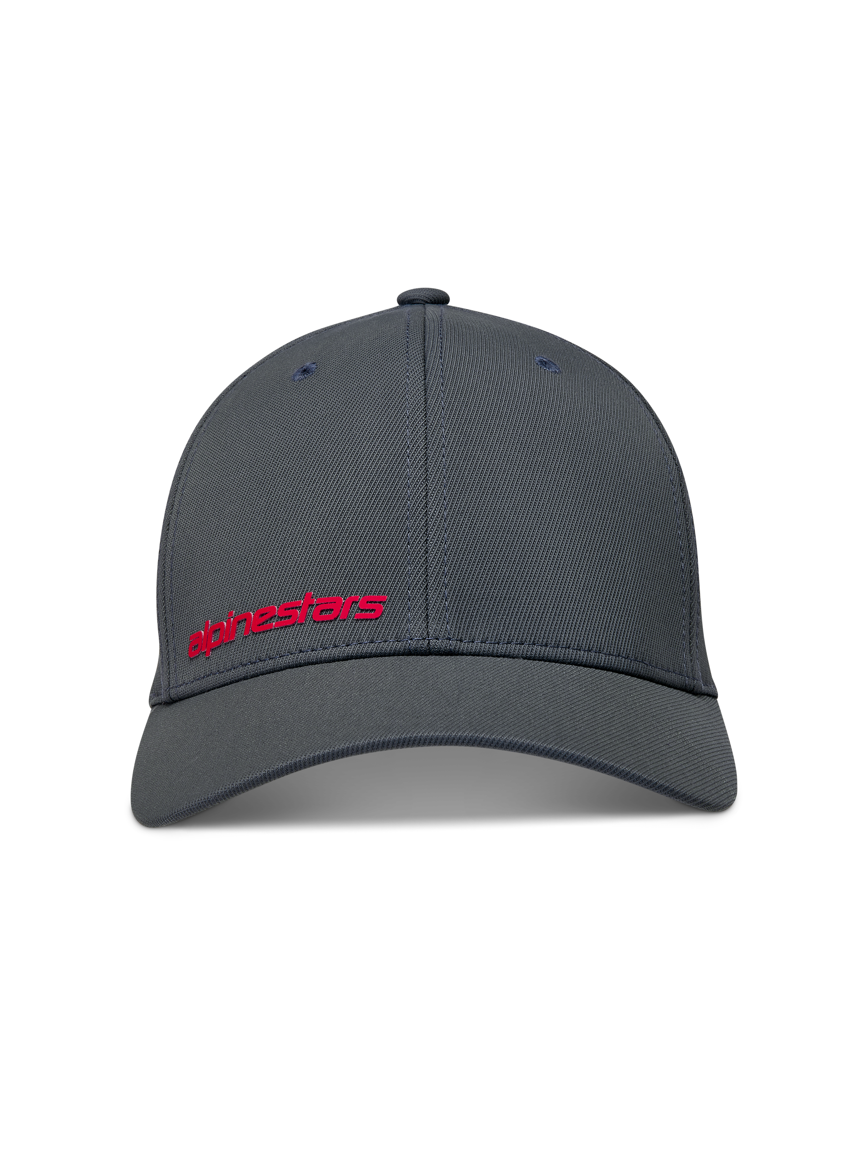 Alpinestars Points, casquette de sportswear gris foncé et rouge, en nylon tactel avec logo Alpinestars imprimé en HD