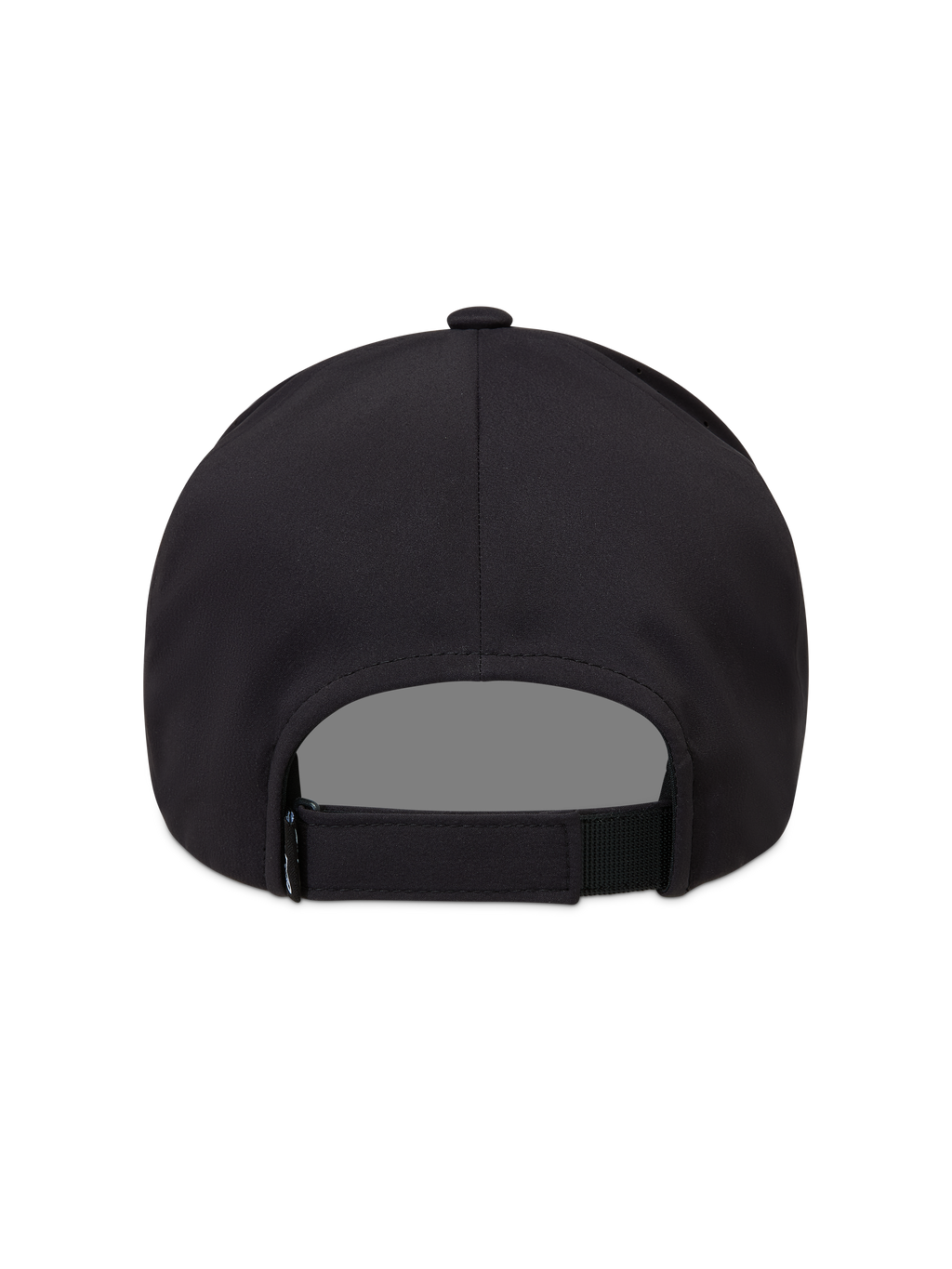 Alpinestars Algo Perf Adjustable Hat, Sportswear Cap, Black, Tech Fabric, Rear View showing Adjustable Strap Closure.