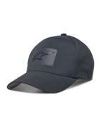 Alpinestars Algo Perf Adjustable, casquette de sportswear grise en tissu technique avec perforations et logo Astars.