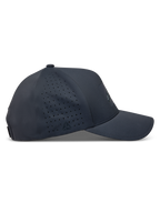 Alpinestars Algo Perf Adjustable, casquette sportswear gris foncé avec perforations latérales et visière courbée