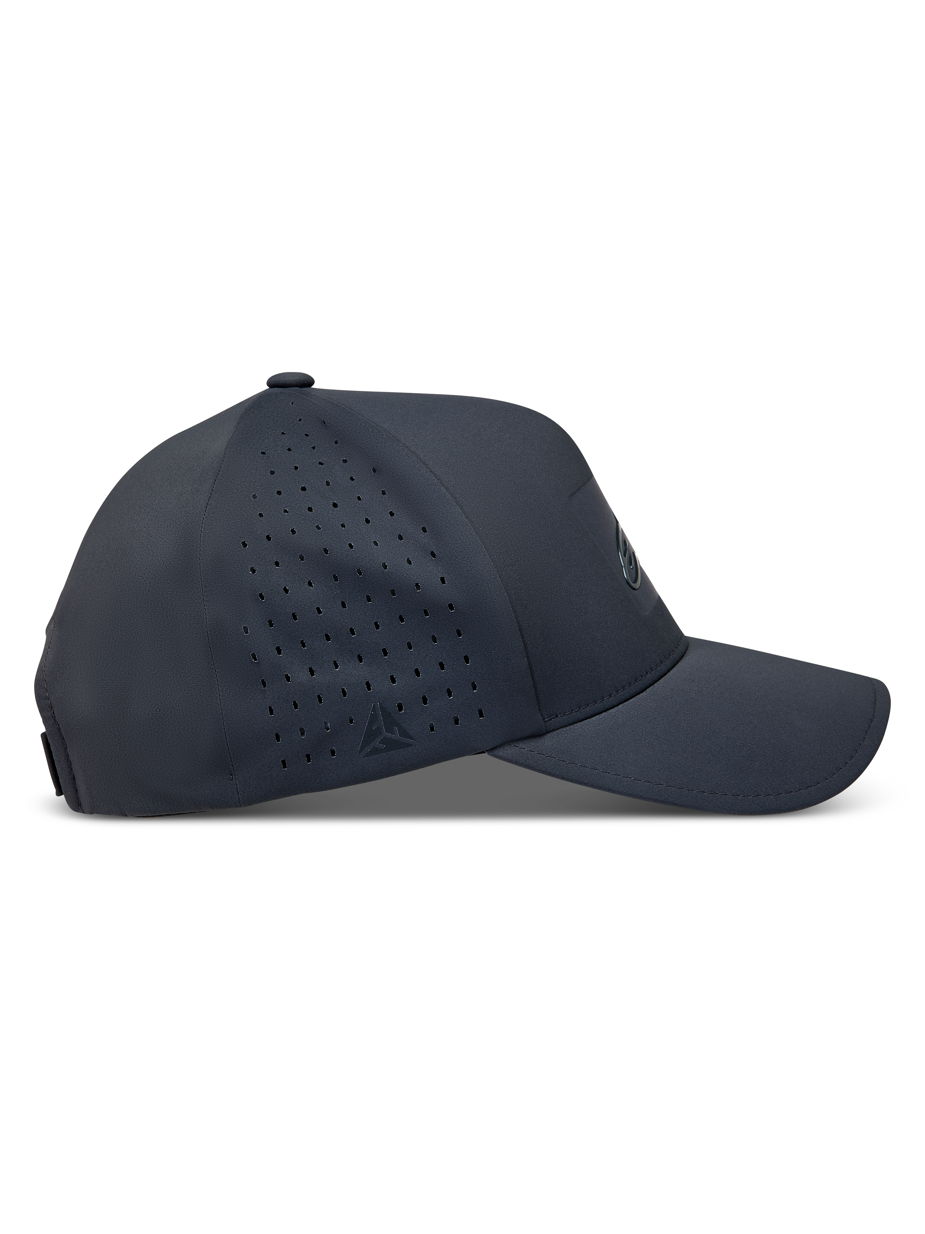 Alpinestars Algo Perf Adjustable, casquette sportswear gris foncé avec perforations latérales et visière courbée