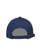 Alpinestars Dylan Dad Hat, Sportswear Baseball Cap, Navy Blue, Twill Fabric, Back View with Adjustable Strap-Back Closure.