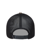 Alpinestars Thicket Realtree Trucker, casquette de sportswear en maille noire avec fermeture à pression, vue de dos