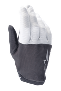 Gants Alpinestars A-Aria, gants de VTT, gris clair et gris foncé, dotés d'un dessus texturé avec un logo étoile, d'un matériau souple et d'un design profil bas pour le cyclisme tout-terrain