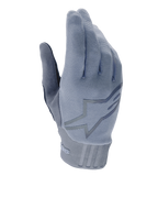 Gants Alpinestars A-Dura, gants de VTT, Bleu Infinity, dessus côtelé texturé avec grand logo étoile, poignet en néoprène avec détails en relief, coupe ajustée pour le cyclisme tout-terrain