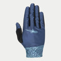 Gants Alpinestars Stella Alderex Pro, gants de VTT pour femme, Mid Blue, avec un dos de la main bleu foncé texturé, un logo étoile bleu clair, un poignet à motifs bleu clair et un empiècement noir au pouce, conçus pour le cyclisme tout-terrain
