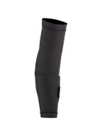 Protections de coude Alpinestars Youth Paragon Lite, protège-coude de cyclisme, noir, manchon en maille respirante à texture perforée, construction légère et flexible pour la protection tout-terrain des jeunes.