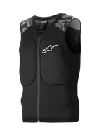 Gilet De Protection A-Motion Plasma, gilet de protection VTT pour homme, noir et camouflage, certifié CE avec protections de poitrine Nucleon Plasma et construction en maille respirante