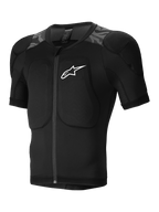 Alpinestars Veste De Protection A-Motion Plasma, veste de protection VTT à manches courtes pour homme, noire et motif camouflage, avec protections Nucleon PLASMA certifiées CE