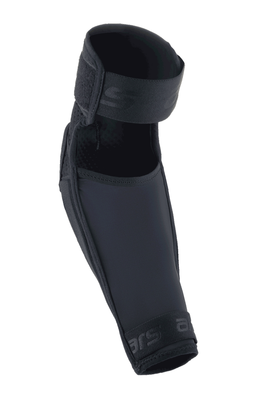 Alpinestars A-Impact Plasma Elite Elbow Protector, protection de coude, noir, doté d'un système de fermeture à double sangle, design ergonomique pré-courbé, construction en textile mesh et ripstop, protection haute performance pour le VTT