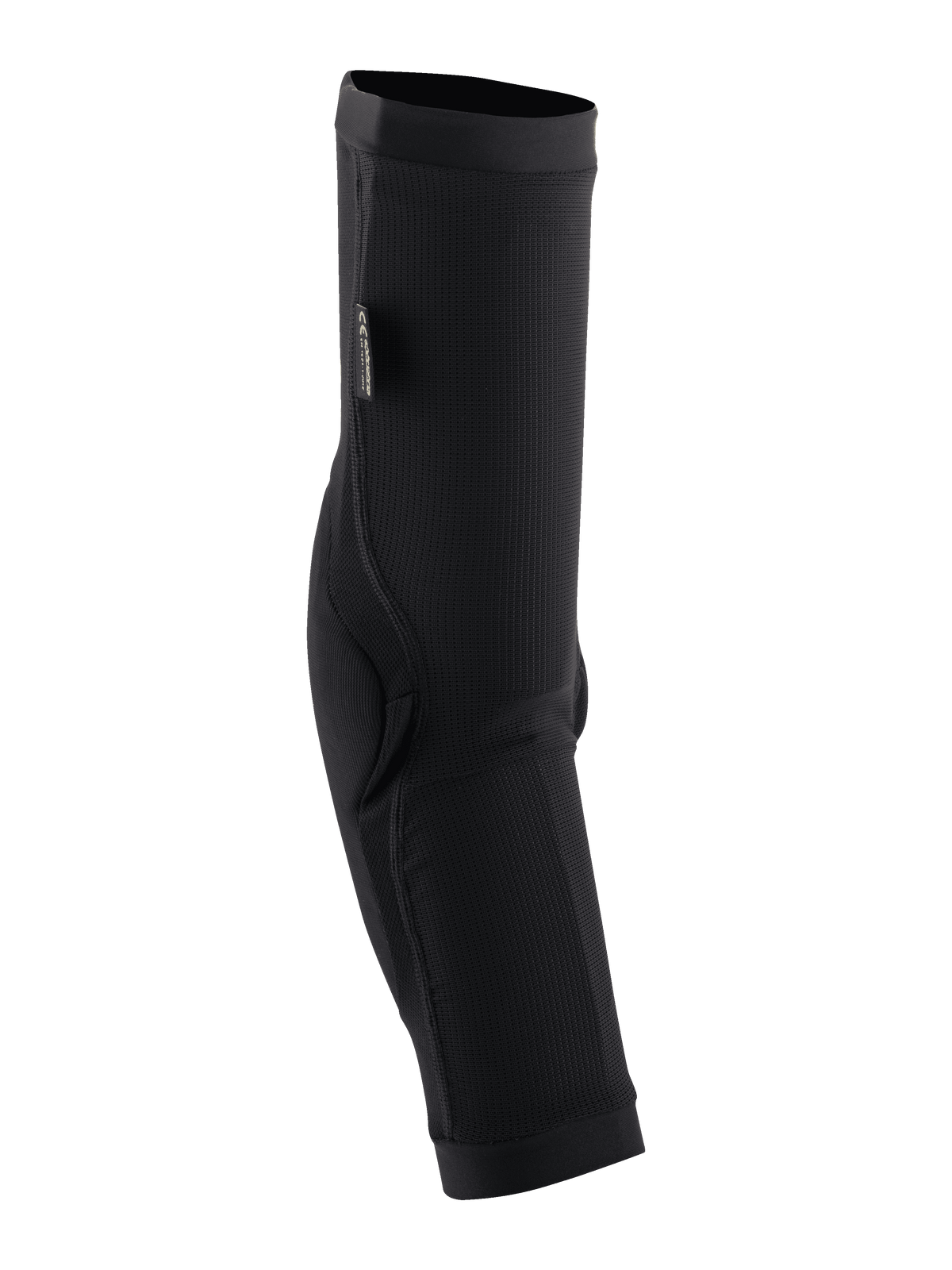 Protections de coude Alpinestars Paragon Plus, Noir, coudières de VTT à enfiler avec manche en maille respirante et rembourrage renforcé pour une protection tout-terrain.