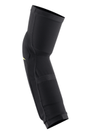 Protections Genou/Tibia Alpinestars Paragon Plus, Noir Jaune Acide, manchon de protection à enfiler, doté d'une construction en maille respirante et d'un design ergonomique préformé pour la pratique du VTT trail