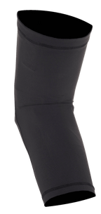 Alpinestars Paragon Lite Knee Protector, Black, lightweight and flexible cycling knee pad, breathable mesh sleeve with slip-on design, durable protective gear for MTB