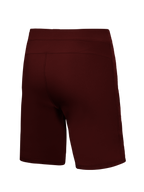 Short de VTT Alpinestars A-Dura Ride bordeaux en tissu extensible 4 directions, vue de dos.