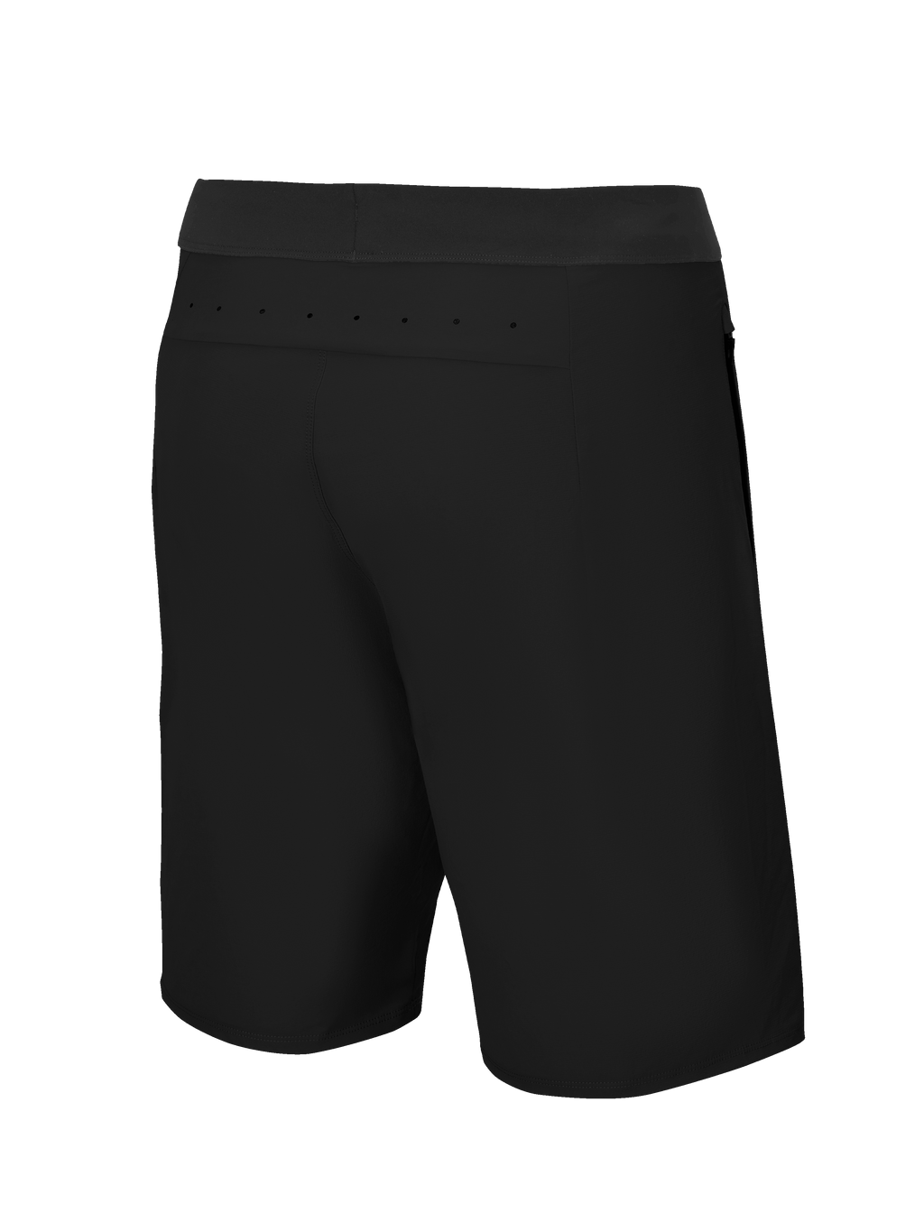 Alpinestars Short A-Aria Lite, short de VTT, noir, vue arrière montrant les perforations laser sur l'empiècement arrière pour la ventilation, tissu de performance léger pour la pratique du trail