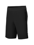 Short Alpinestars A-Aria Lite, short de cyclisme VTT, noir, avec large ceinture, poche latérale zippée, perforations laser à l'intérieur de la cuisse et logo Astars blanc, équipement de trail performant
