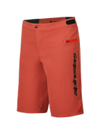 Alpinestars Shorts A-Dura Elite, short de VTT pour homme, orange foncé, en tissu Cordura extensible 4 directions avec poches zippées