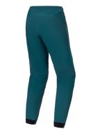 Alpinestars A-Dura Pants, pantalon de VTT, Vert sapin foncé, vue arrière, avec manchettes élastiquées noires, conception en textile durable pour la pratique du VTT tout-terrain