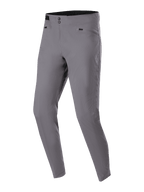 Alpinestars A-Dura Pants, MTB Cycling Pants, Dark Gray, featuring double snap closure, side waist adjusters, and zippered hip pockets, durable 2-way stretch textile for mountain biking