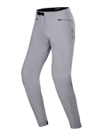 Alpinestars Stella A-Dura Waterproof Pant, pantalon de VTT pour femme, gris titane, doté d'une fermeture à cliquet noire à la taille et de poches zippées pour les mains, design technique avec marquage discret, équipement de performance imperméable pour le cyclisme
