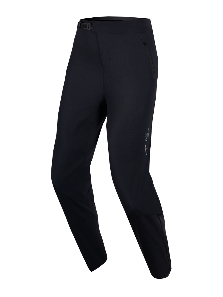 Pantalon VTT enfant A-Dura Ride noir, tissu extensible 4 directions et fermeture à cliquet pour une performance optimale.
