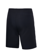 Youth A-Dura Ride Shorts in black, rear view, durable mountain bike apparel with 4-way stretch fabric and regular fit