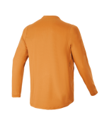 Maillot à manches longues Alpinestars Youth A-Dura Rocker, Or foncé, vue arrière montrant le pan arrière allongé, tissu technique évacuant l'humidité pour le VTT junior