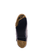 Semelle Alpinestars Tech 10 Air Gold, brun terre et noir, avec adhérence texturée et insert remplaçable.