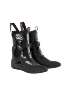 Chaussons intérieurs Alpinestars Tech 10 Enduro, noirs, construction en textile et mesh, logo Alpinestars blanc et marquage 'ENDURO', boucles de tirage avec logos étoilés, avec renfort de cheville interne pour la performance en motocross