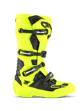 Alpinestars Tech 5 Boots, Motocross and Off-Road Boots, Yellow Fluo and Black, four-buckle closure system, protective TPU shell, biomechanical pivot design, durable sole for racing