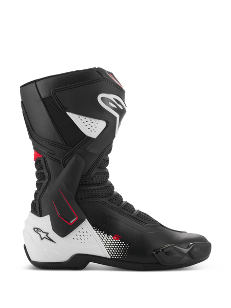 Alpinestars SMX-6 レーシングブーツ ホワイト/レッド/ブラック Alpinestars SMX-6 レーシングブーツ ホワイト/レッド/ブラック