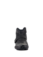 Bottes femme Alpinestars Stella SMX-1 R V2, bottines de moto performantes à coupe basse, noir, vue de face, dotées d'une tige en microfibre, d'un renfort de sélecteur en TPU et d'une sangle de fermeture ergonomique, design d'inspiration sportive