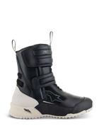 Alpinestars Stella RT-7 Touring Drystar pour femme, bottes de moto touring, noir et blanc, dotées de trois sangles Velcro réglables, de boucles de tirage avant et arrière, et d'une semelle extérieure crantée robuste avec cadre de support TPF