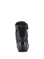 Chaussures Alpinestars Superfaster, chaussures de moto, noir, vue arrière présentant un contrefort de talon en TPU renforcé et une extension d'Achille rembourrée, design montant élégant pour la protection en conduite sportive