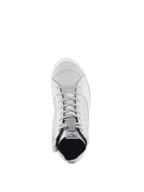Alpinestars Chaussures Stella Stated Podium, chaussures de moto urbaines pour femme, blanches et grises, vue de dessus
