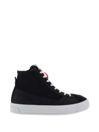 Alpinestars Stella Stated Podium, chaussures de moto urbaines pour femme, noires et blanches, avec semelles vulcanisées