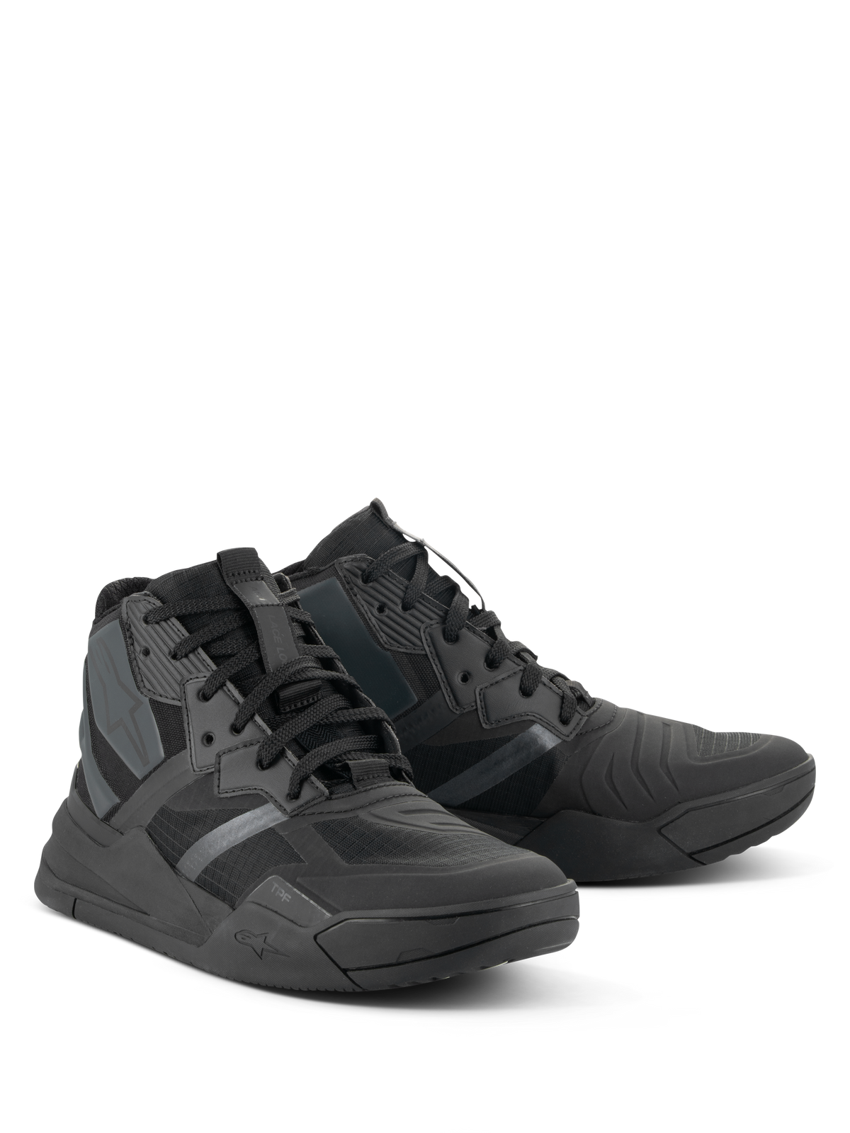 Chaussures Alpinestars Speedflight, chaussures de moto de performance, Noir Noir, baskets au style sport-urbain avec tige en ripstop, empiècements sans couture et semelle protectrice épaisse, chaussures de moto urbaines