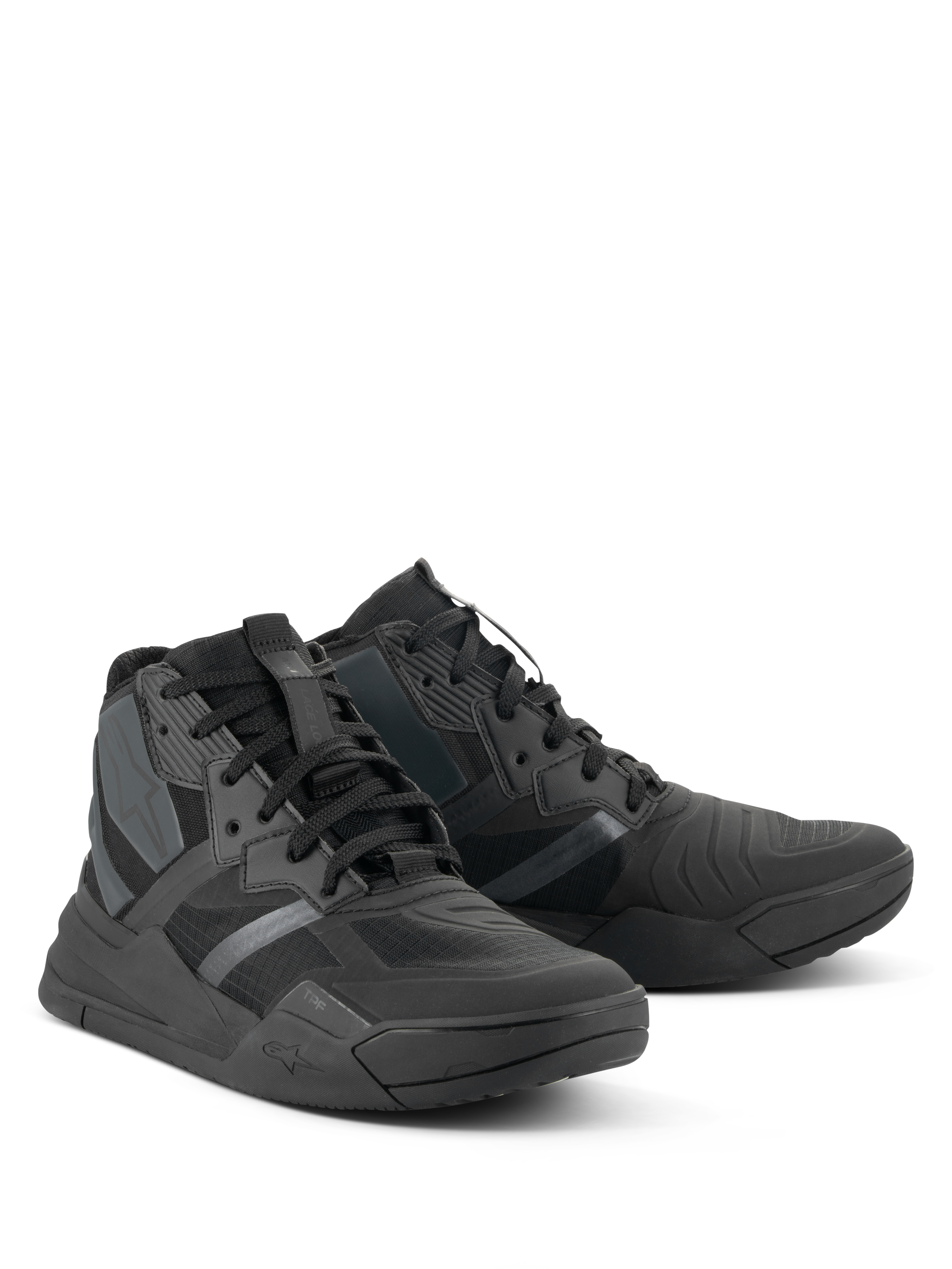 Chaussures Alpinestars Speedflight, chaussures de moto de performance, Noir Noir, baskets au style sport-urbain avec tige en ripstop, empiècements sans couture et semelle protectrice épaisse, chaussures de moto urbaines