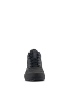 Chaussures Alpinestars Speedflight, chaussures de moto performance, noir, vue de face, tige en ripstop performante avec renforts sans couture, design de baskets urbaines avec système de blocage des lacets pour la moto en ville